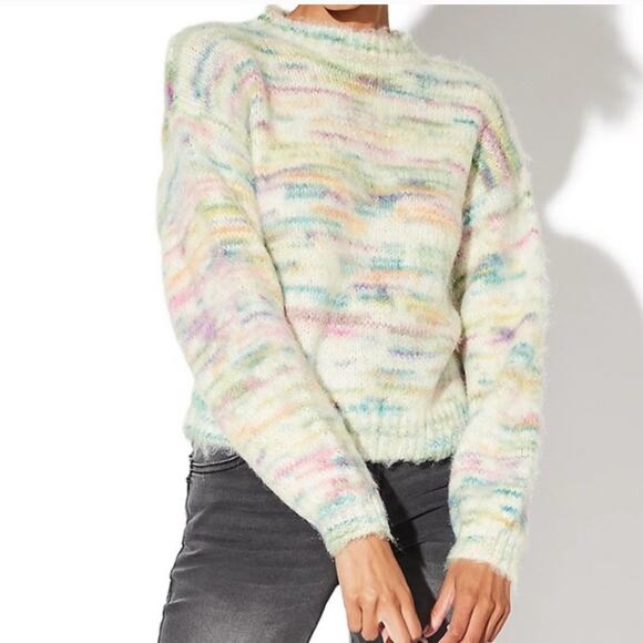 Vylette Multi Rainbow Space Dye Sweater XL - Picture 2 of 7